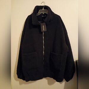 Pretty Little Thing Women's Fleece Oversized Coat Sz‎ 18